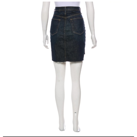 Indigo FRAME denim mini skirt - Picture 3 of 3